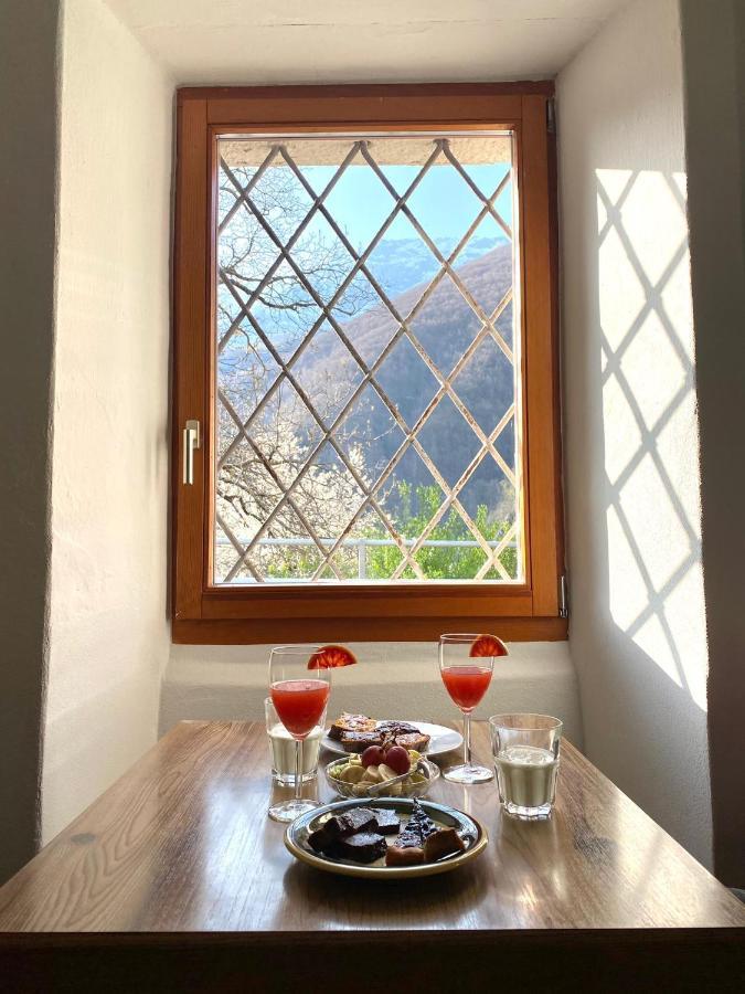 Osteria Gruetli Con Alloggio Borgnone Екстериор снимка