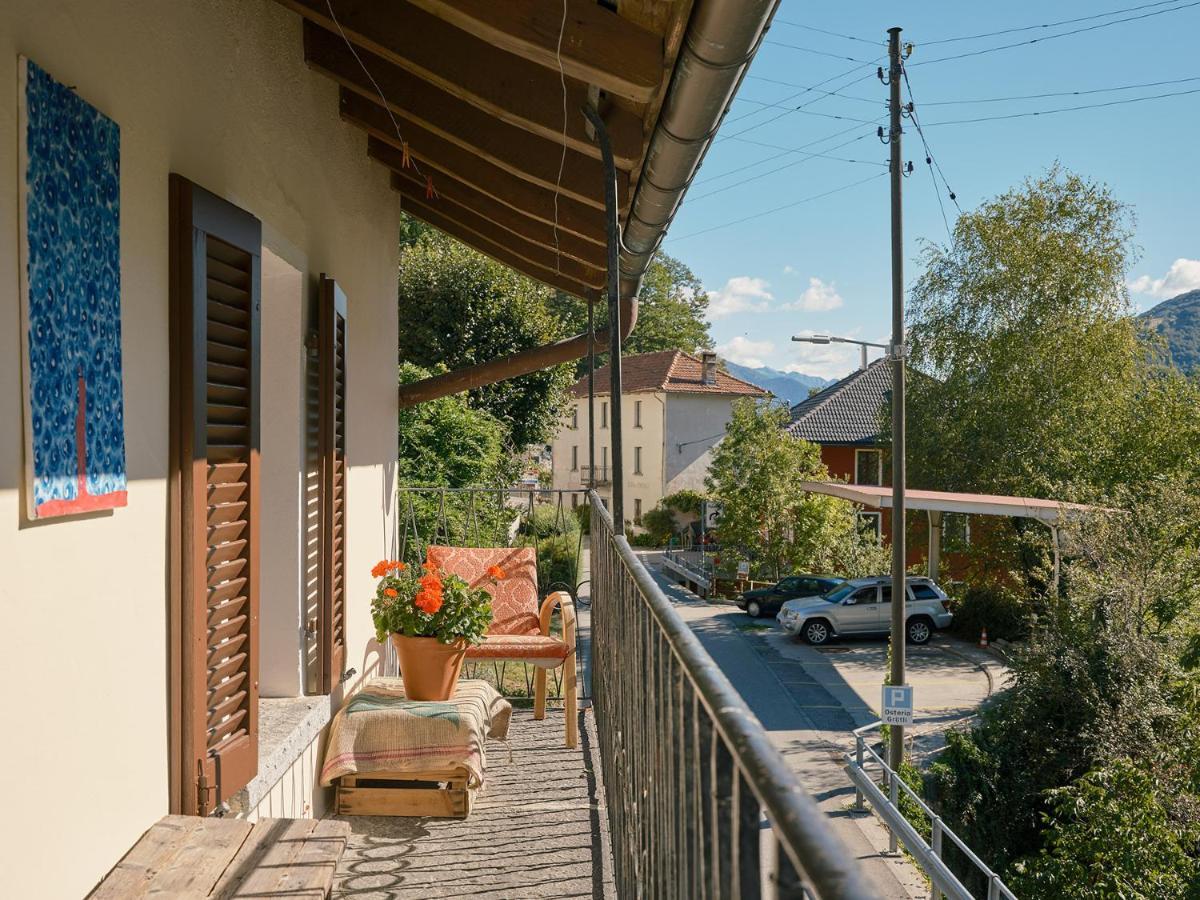 Osteria Gruetli Con Alloggio Borgnone Екстериор снимка