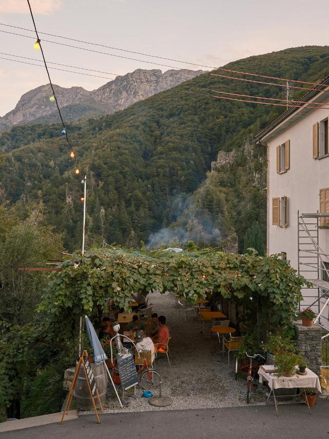 Osteria Gruetli Con Alloggio Borgnone Екстериор снимка
