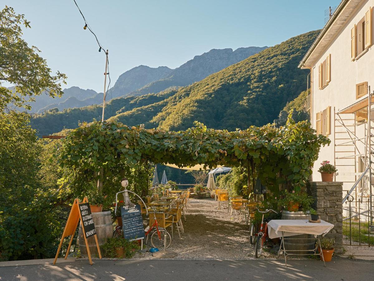 Osteria Gruetli Con Alloggio Borgnone Екстериор снимка